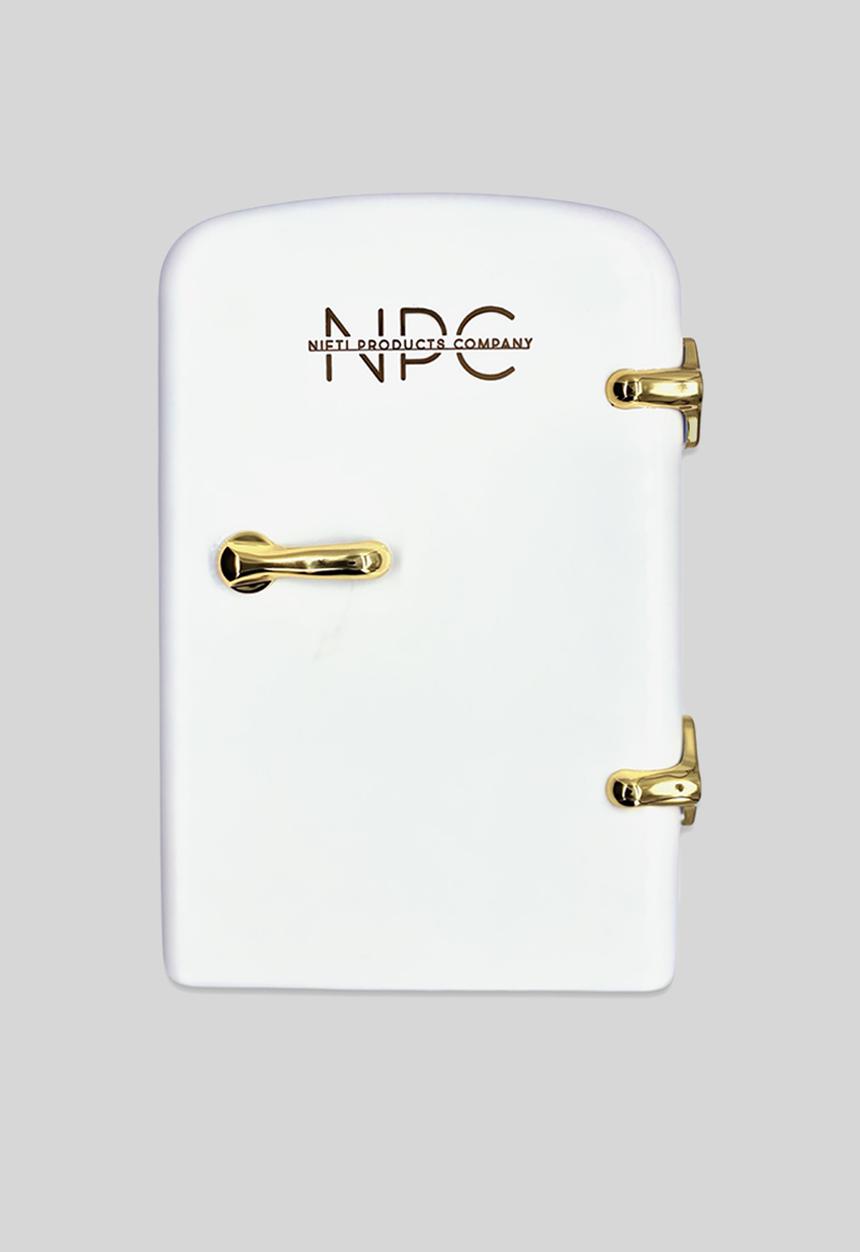 THE NIFTI PRODUCTS COMPANY - Nifti Retro Mini Cosmetic Fridge - Gloss White