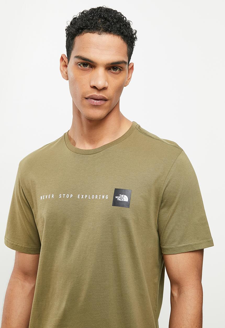 The North Face - M short sleeve never stop exploring tee  - olive