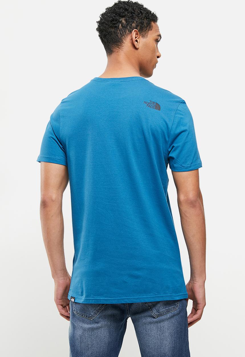 The North Face - M short sleeve fine tee - banff blue
