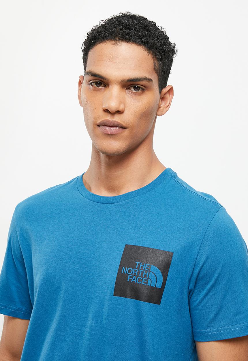 The North Face - M short sleeve fine tee - banff blue