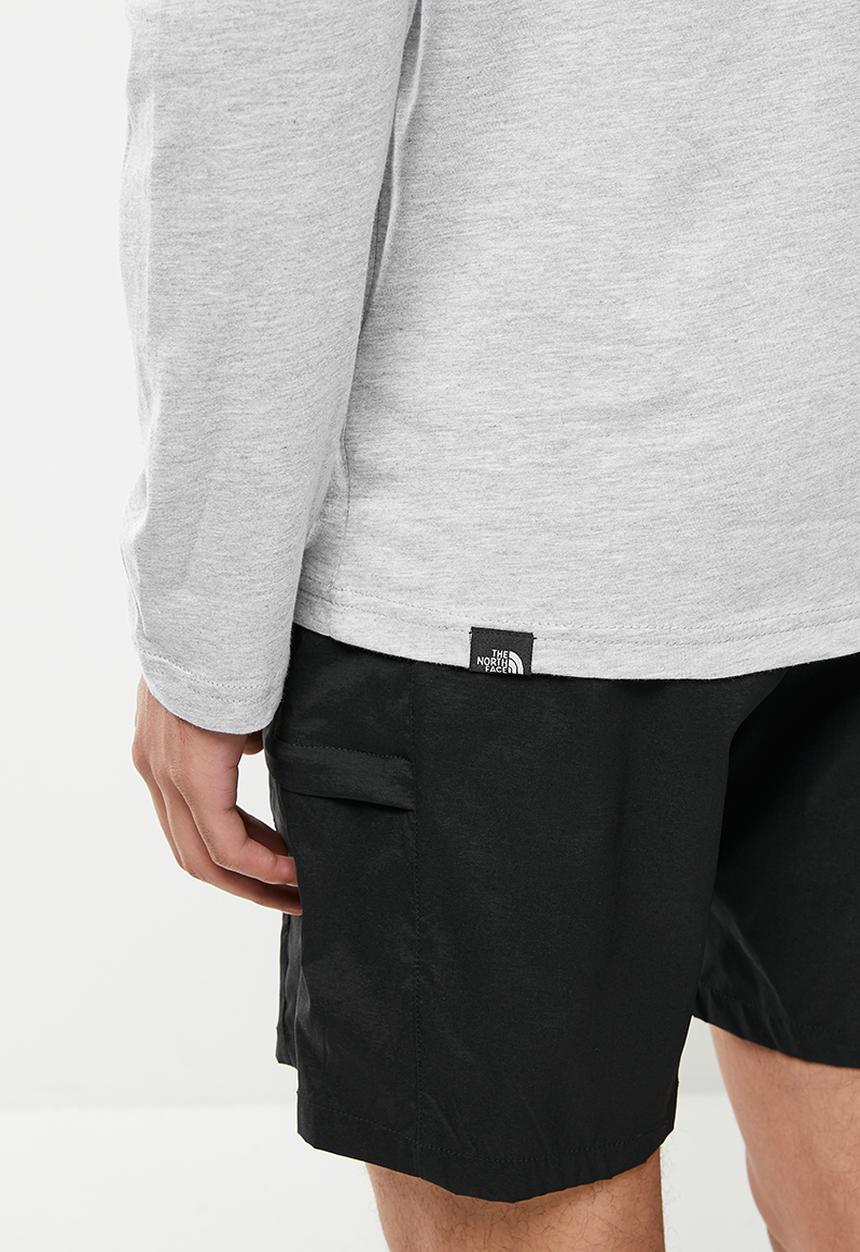 The North Face - M long sleeve fine tee - grey melange