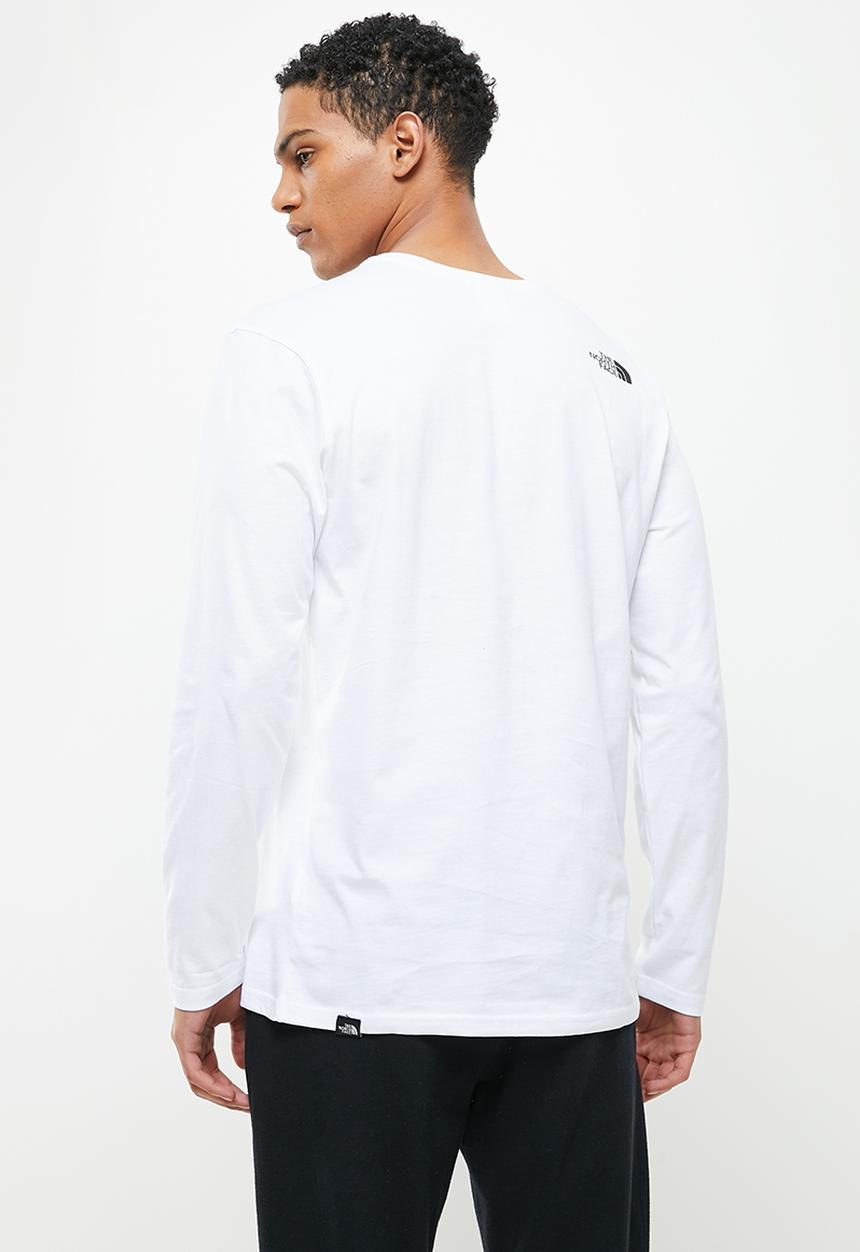 The North Face - M long sleeve fine tee - white