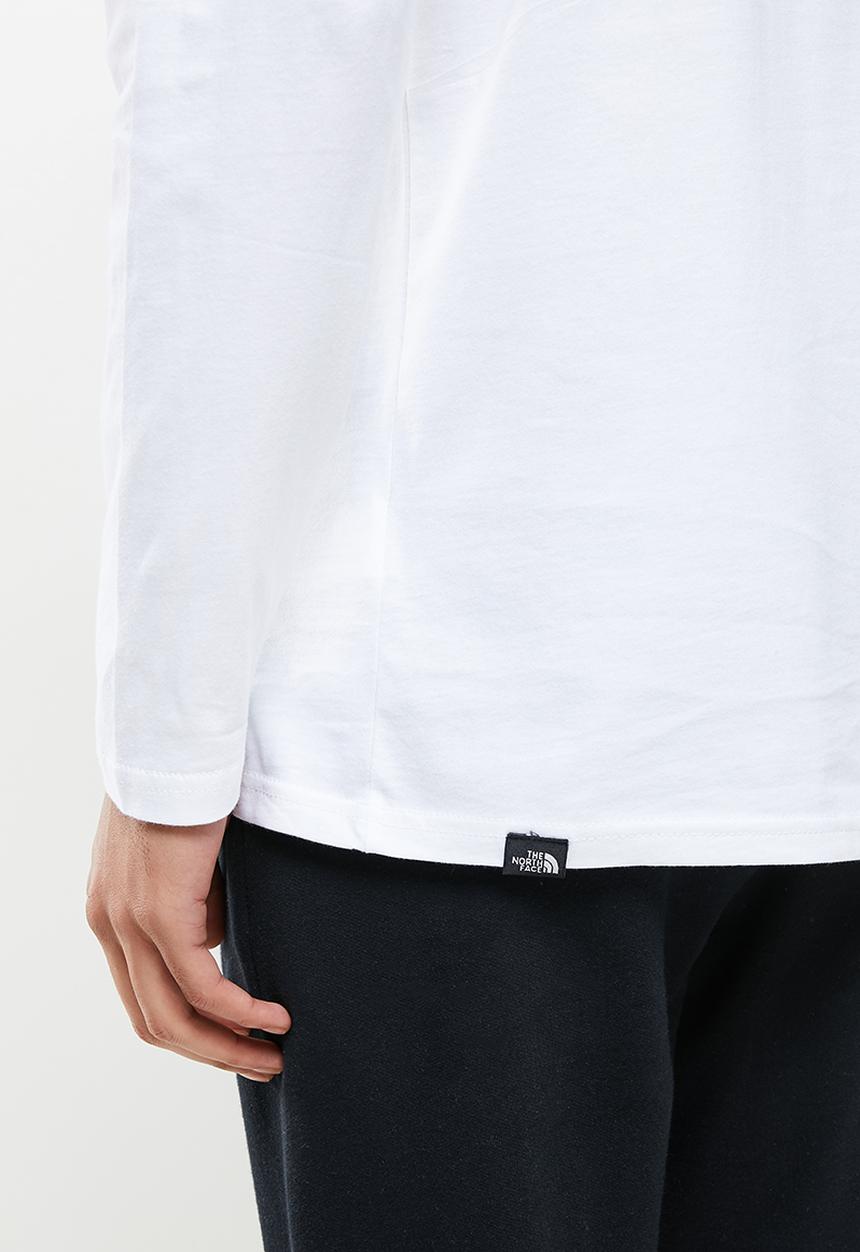 The North Face - M long sleeve fine tee - white