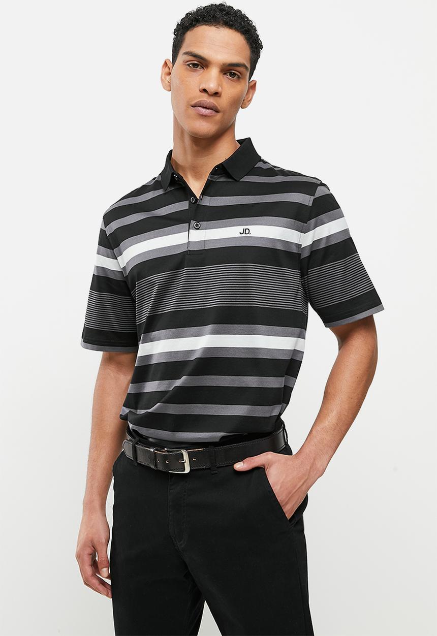 Jonathan D - Premium Double Mercerized Golfer - charcoal