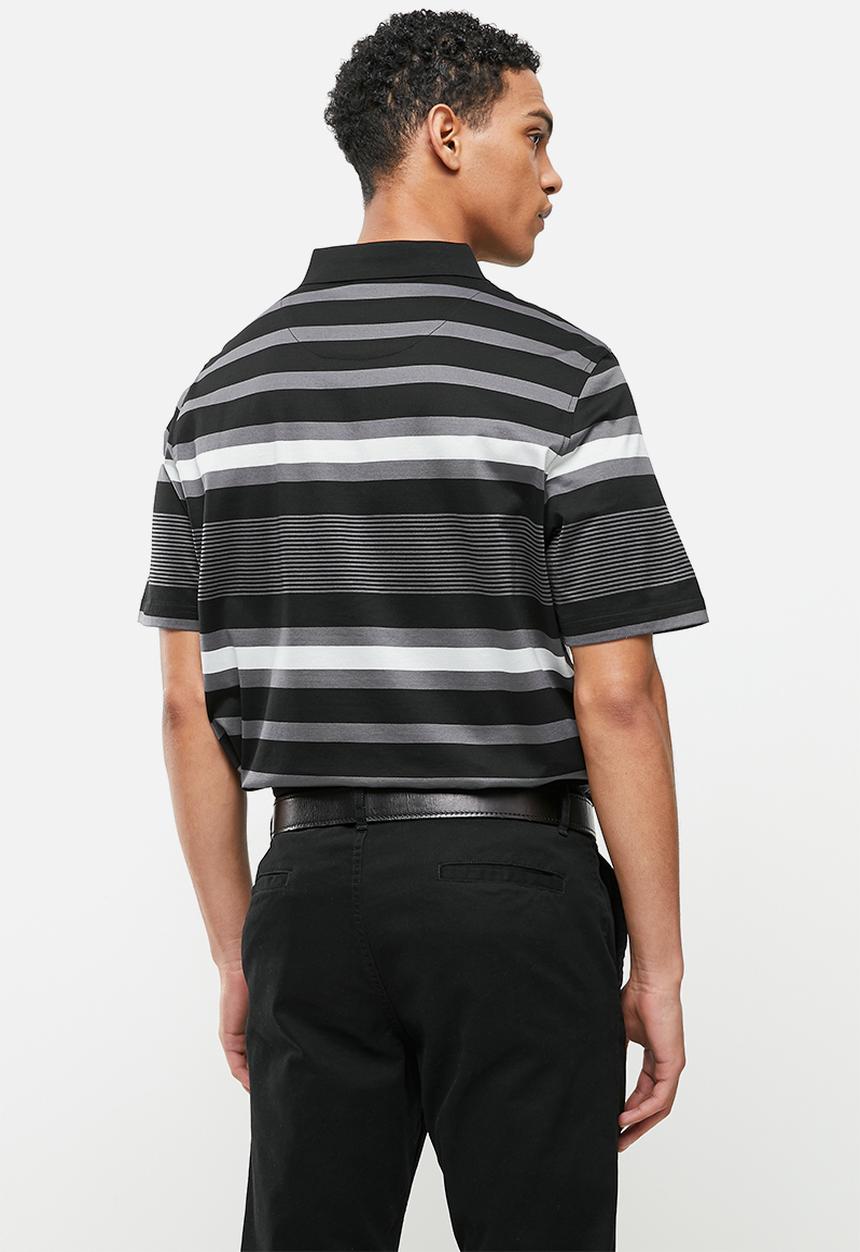 Jonathan D - Premium Double Mercerized Golfer - charcoal