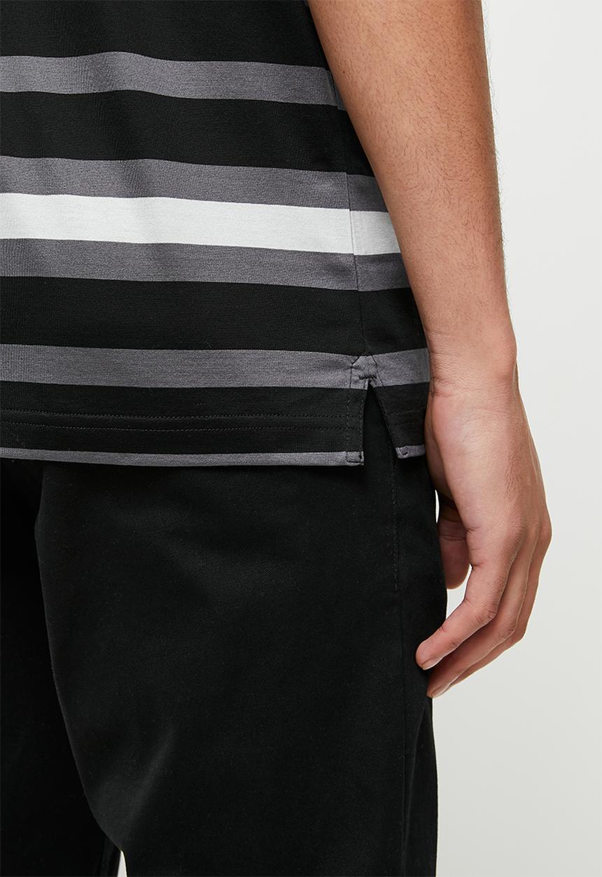 Jonathan D - Premium Double Mercerized Golfer - charcoal