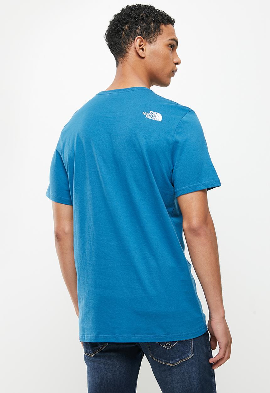 The North Face - M short sleeve woodcut dome tee - blue
