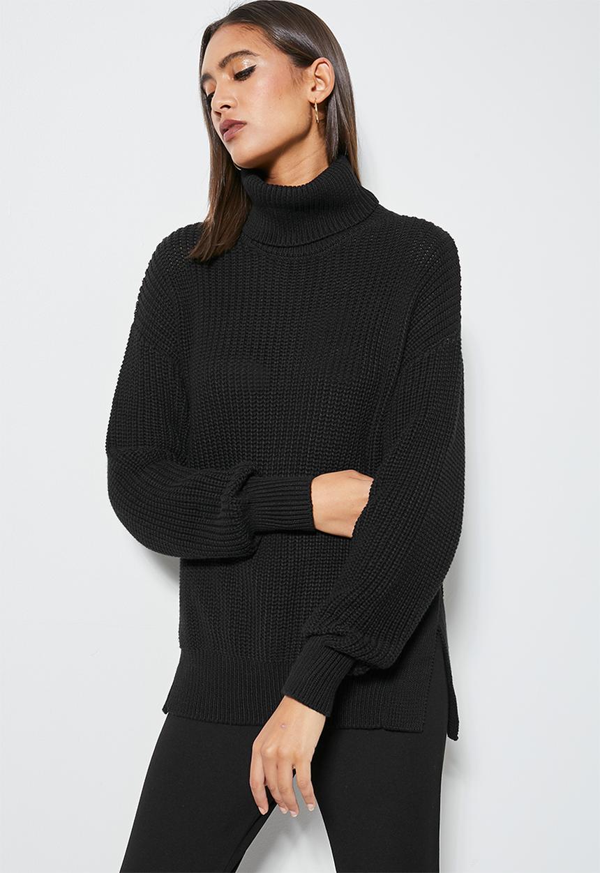 Superbalist - Cotton blend light weight tunic - black