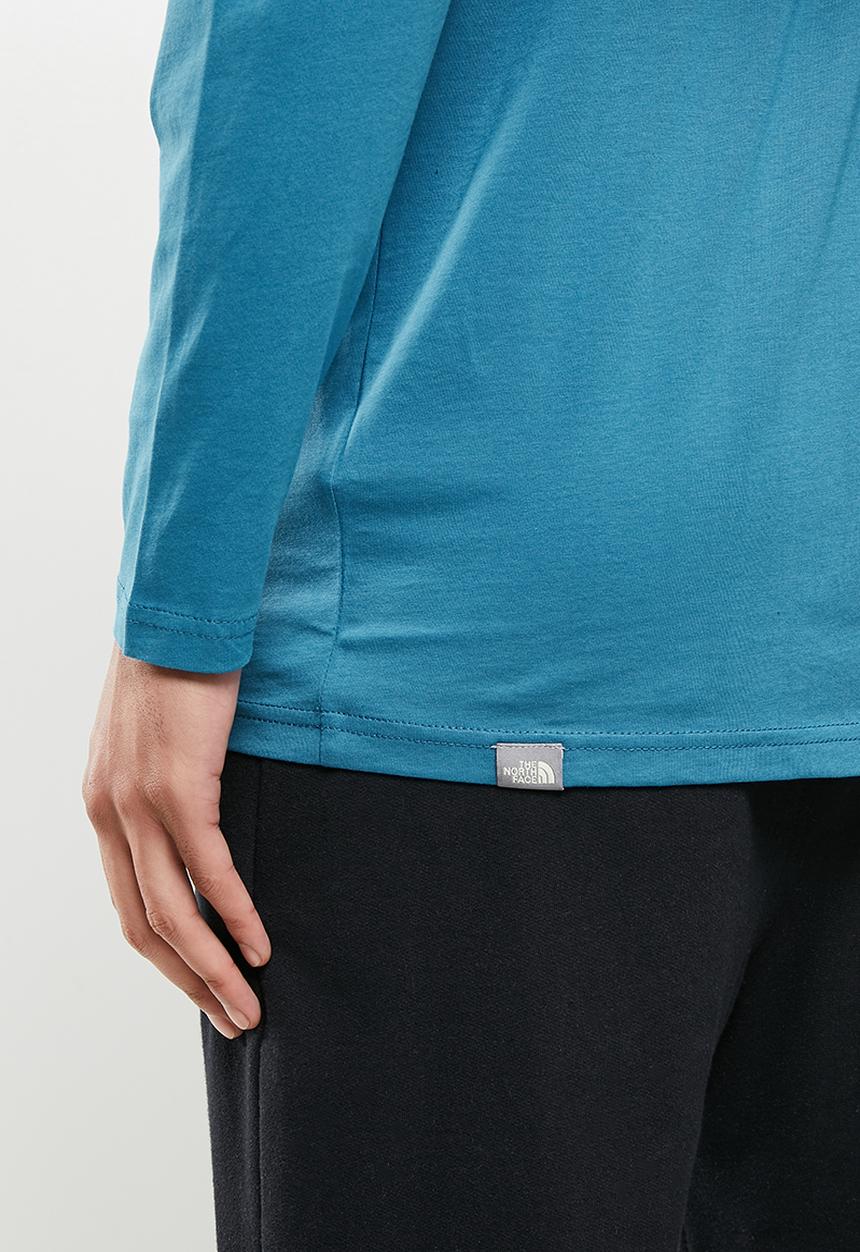 The North Face - M long sleeve easy tee - blue