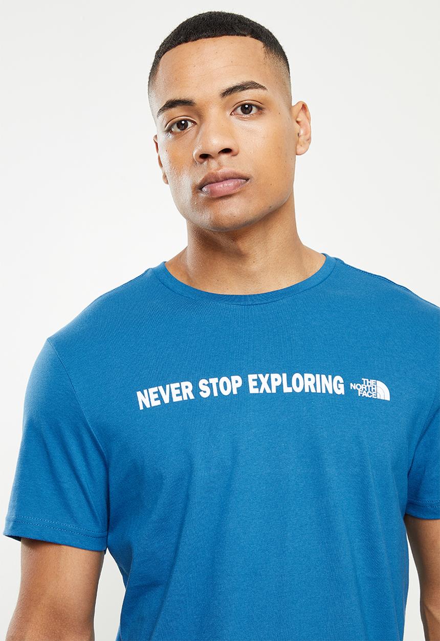 The North Face - M s/s open gate tee - blue