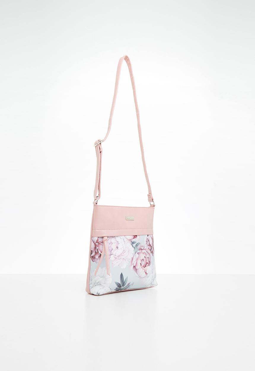 Pierre Cardin - Romantic floral crossbody floral - mink 