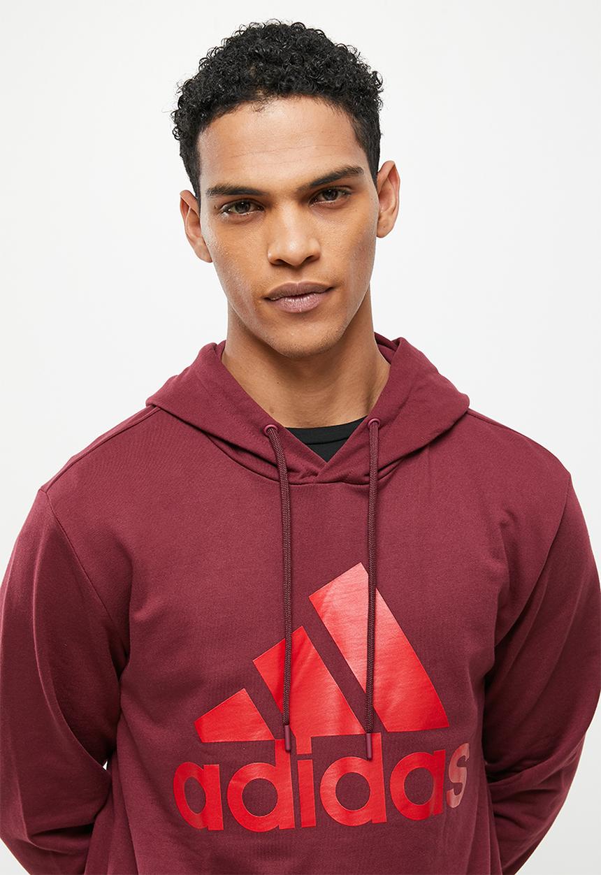 adidas Performance - M bl ft hood - shadow red