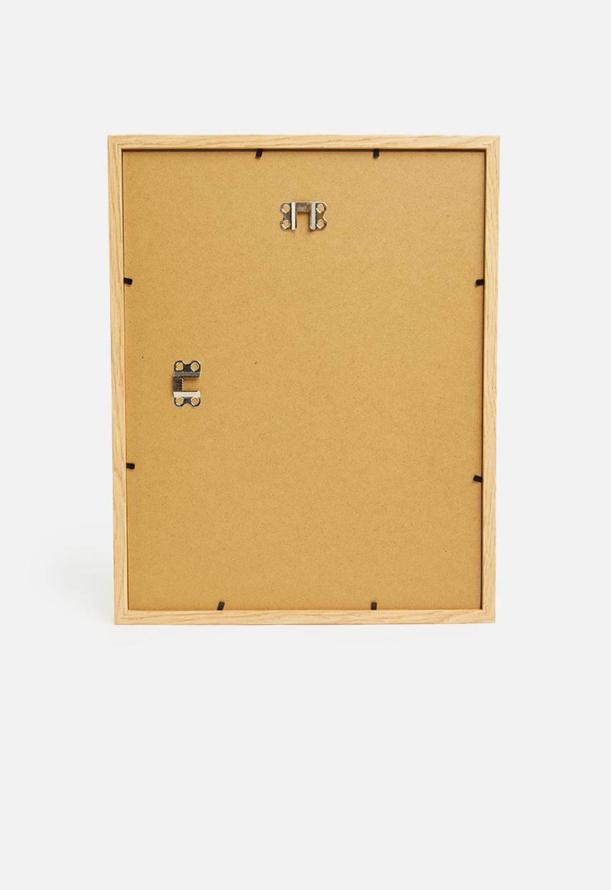 H&S - Picture frame with giraffe image