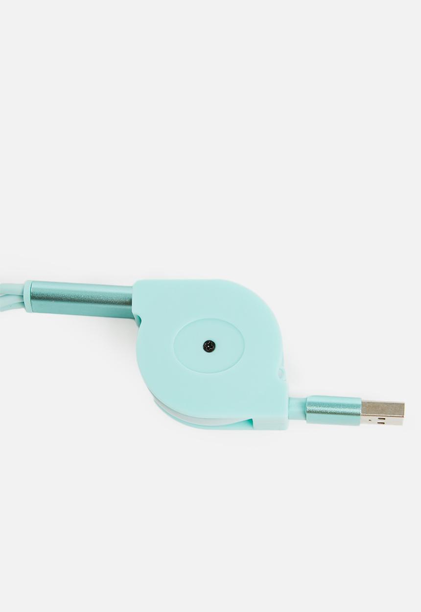 H&S - Usb charging cable 3in1 - green