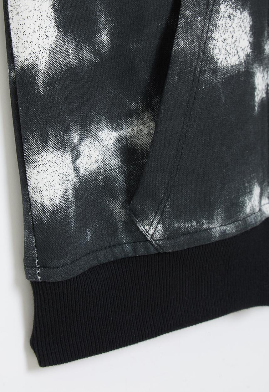 LAB - Tie-dye sleeveless jacket - black