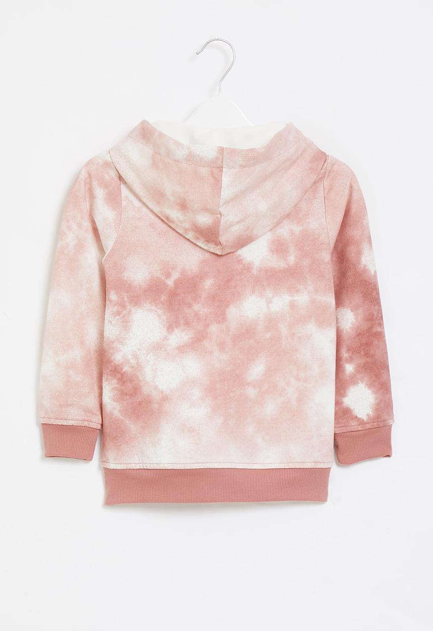 LAB - Tie-dye hoodie - pink