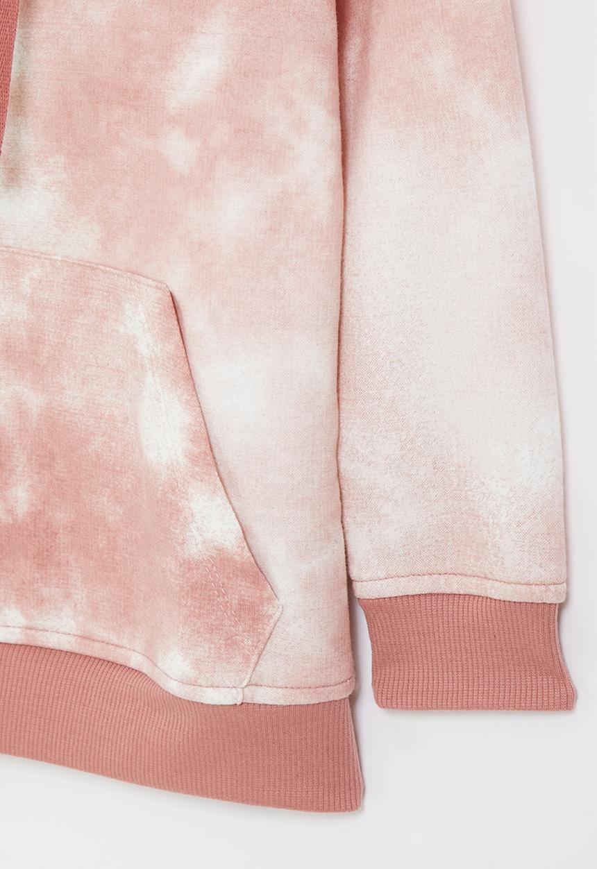LAB - Tie-dye hoodie - pink