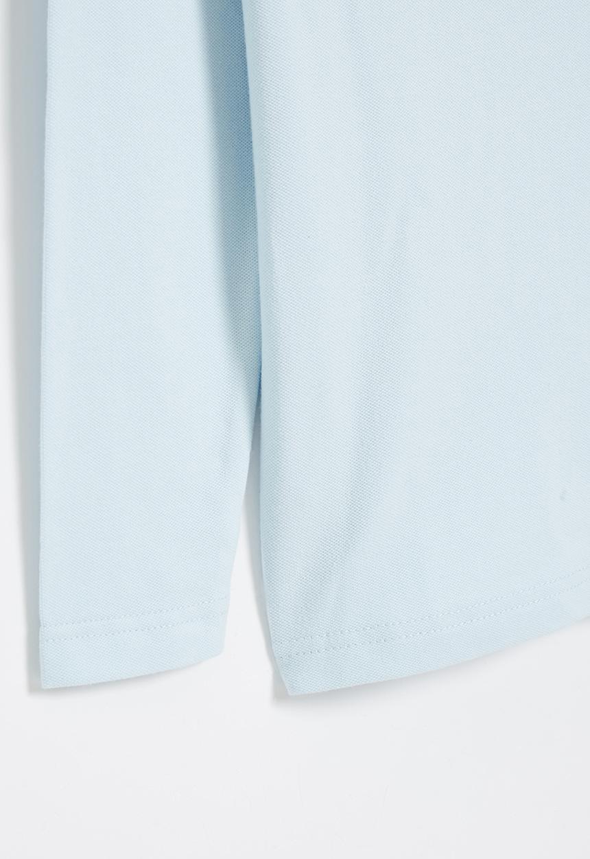 LAB - Long sleeve golfer tee - light blue
