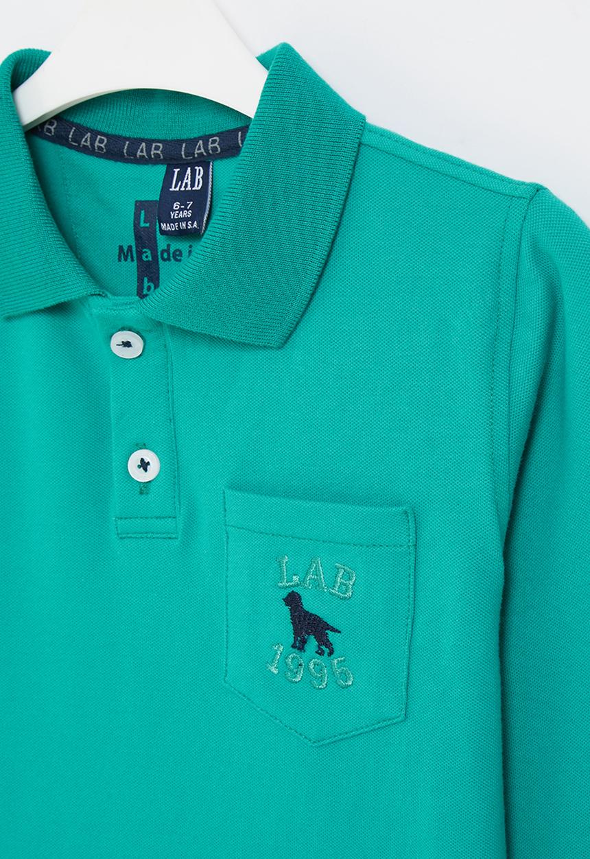 LAB - Long sleeve golfer tee - blue