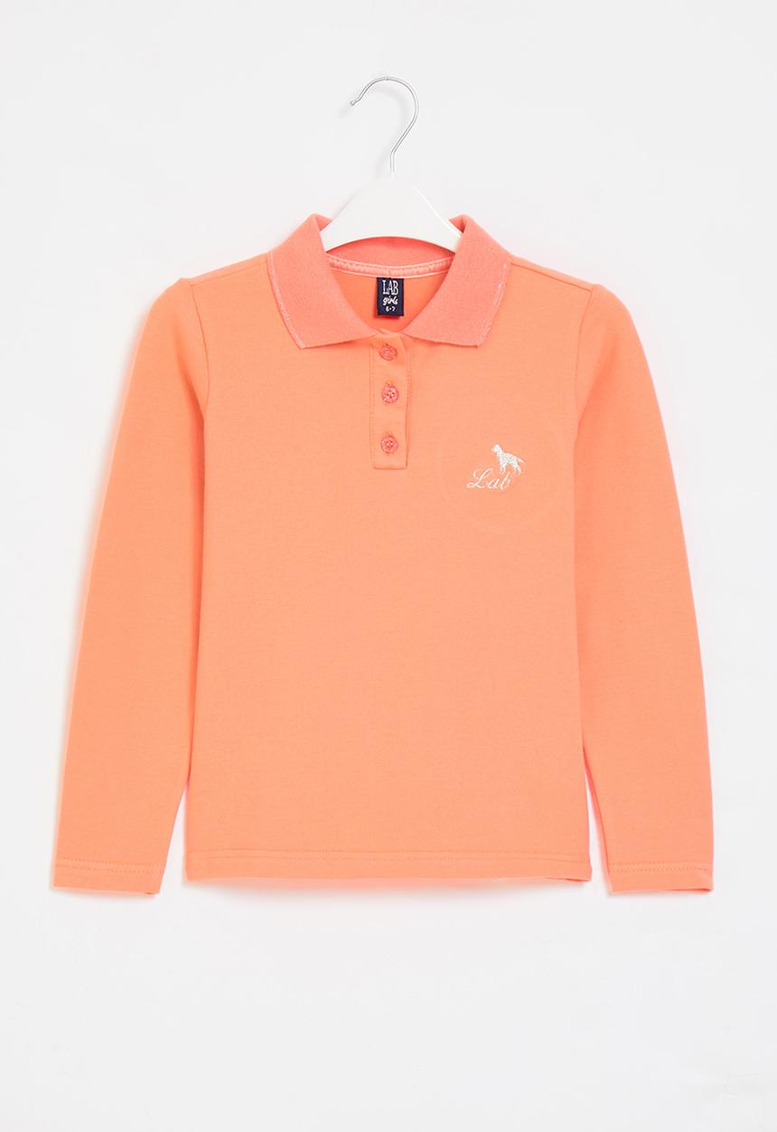 LAB - Long sleeve golfer tee - peach