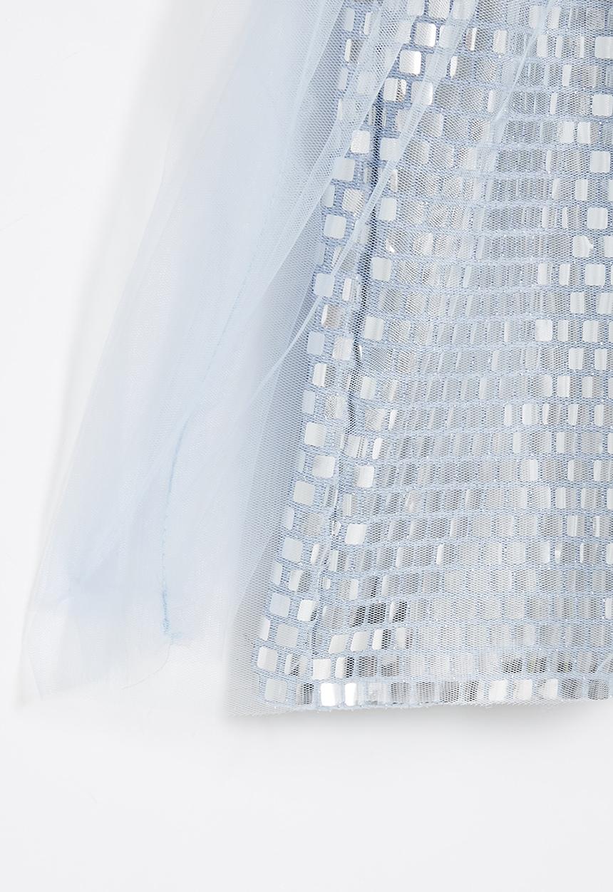 Koton Kids - Girls skirt - light blue & silver