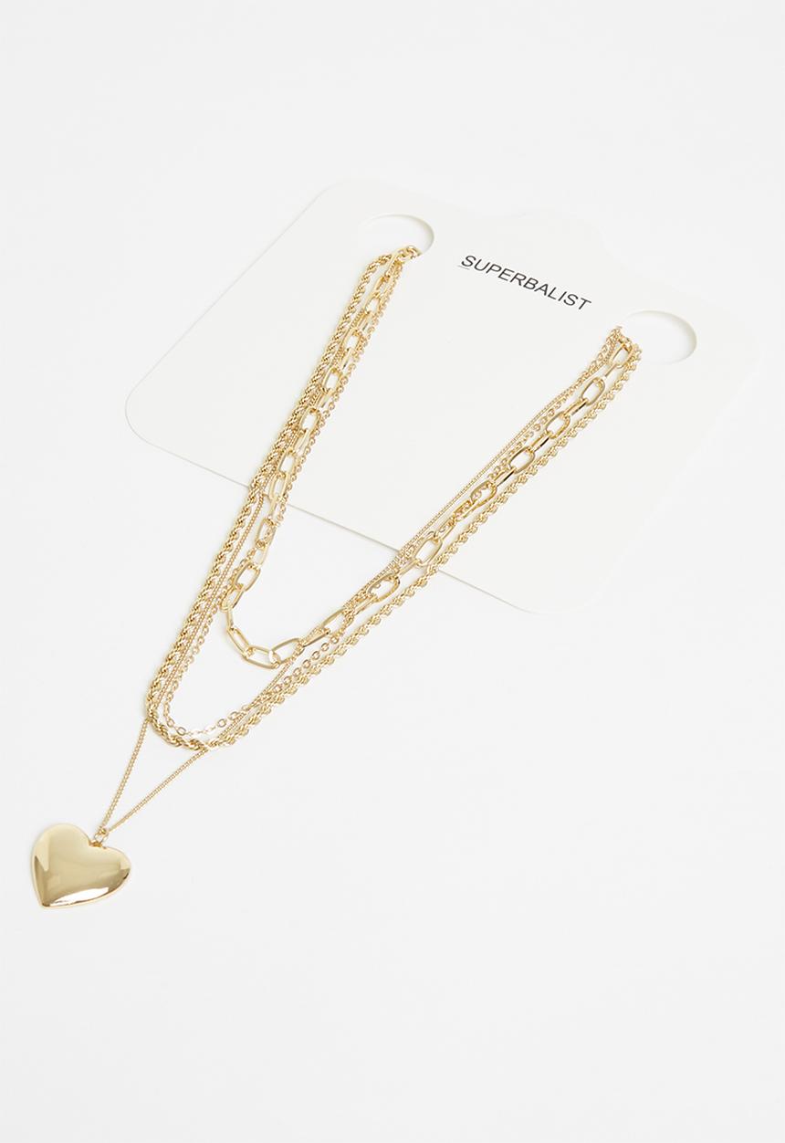 Superbalist - Katie layered necklace - gold