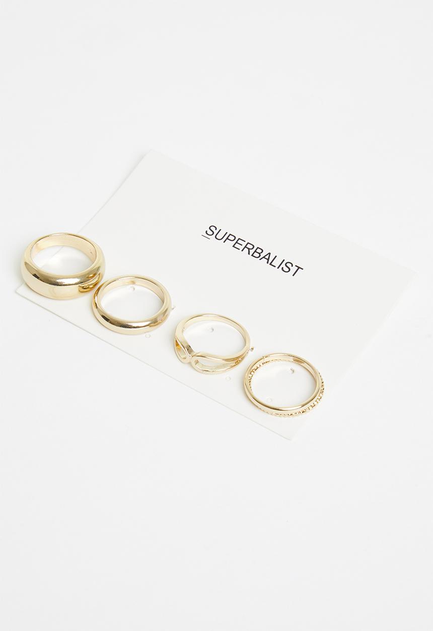 Superbalist - Ring set - gold