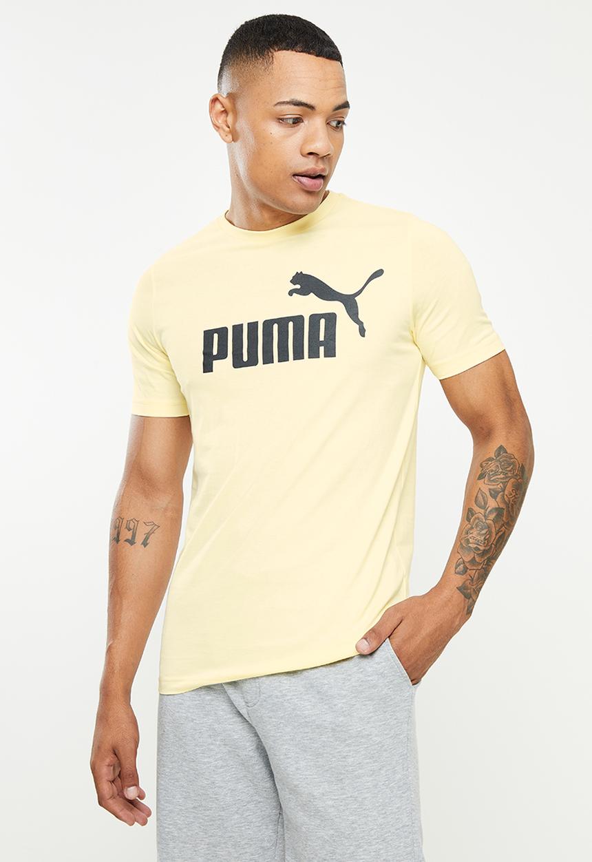 PUMA - Ess logo tee  - anise flower