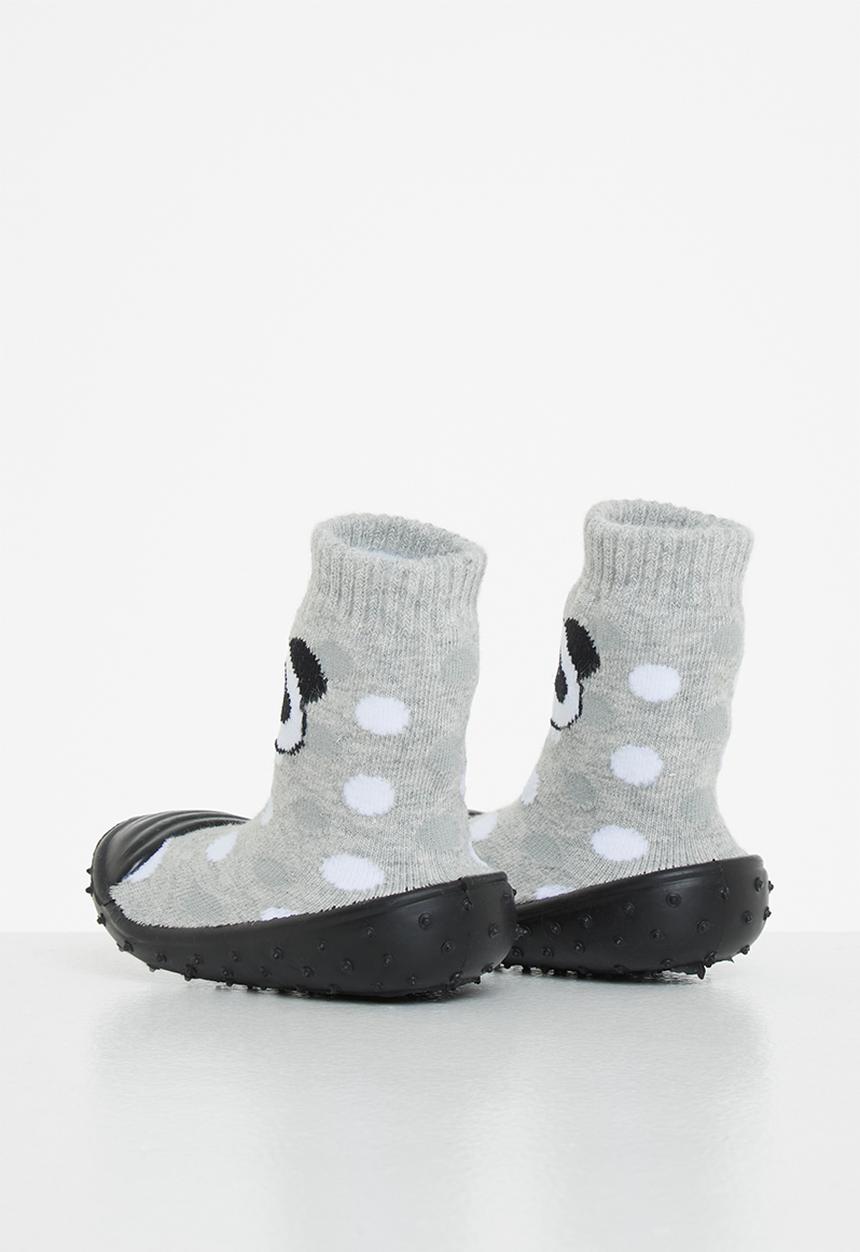 Character Group - Panda rubber sole booties - multi