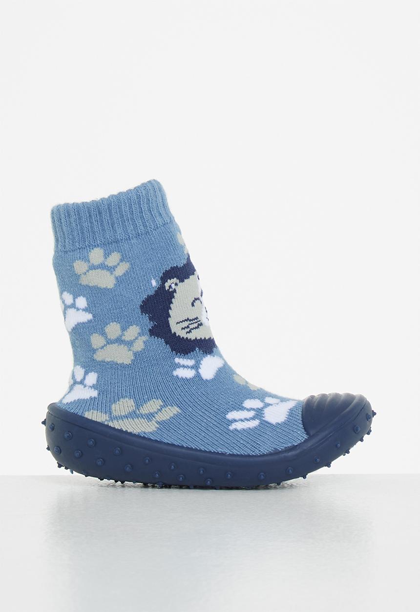 Character Group - Cubs rubber sole booties - blue