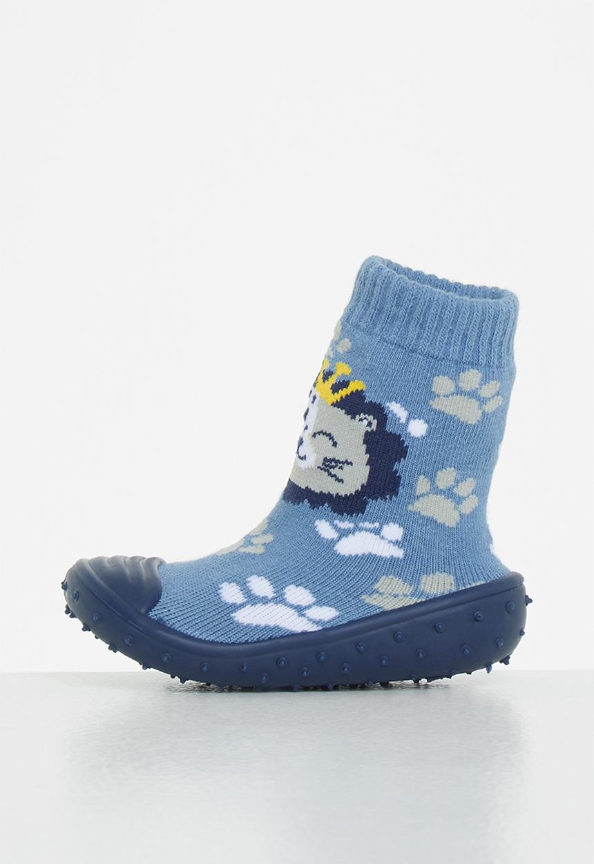 Character Group - Cubs rubber sole booties - blue