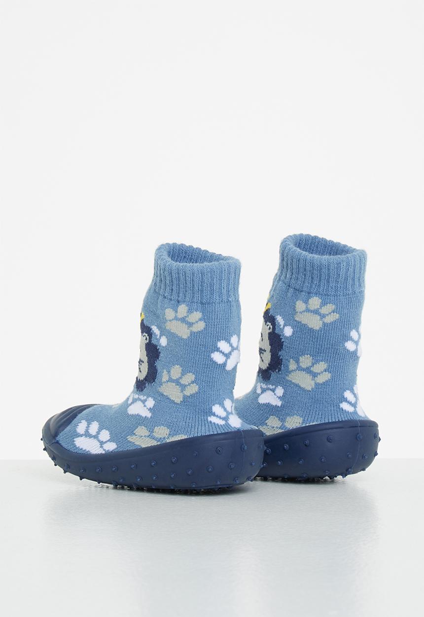 Character Group - Cubs rubber sole booties - blue