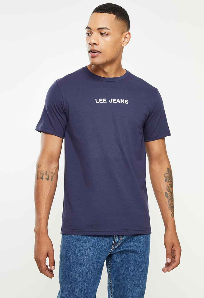 Lee  - Lee jeans short sleeve tee - navy