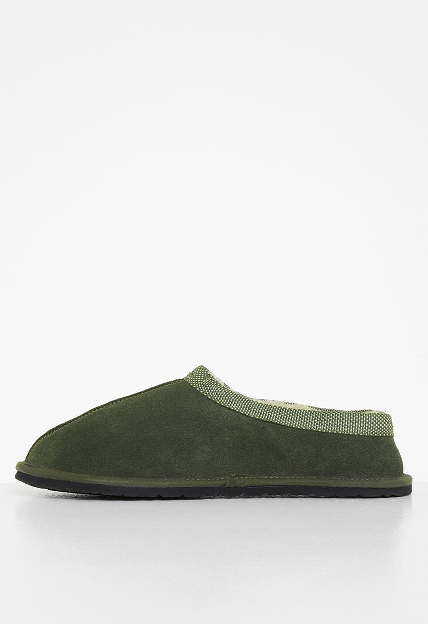 Lark & Crosse - Larry slipper - green