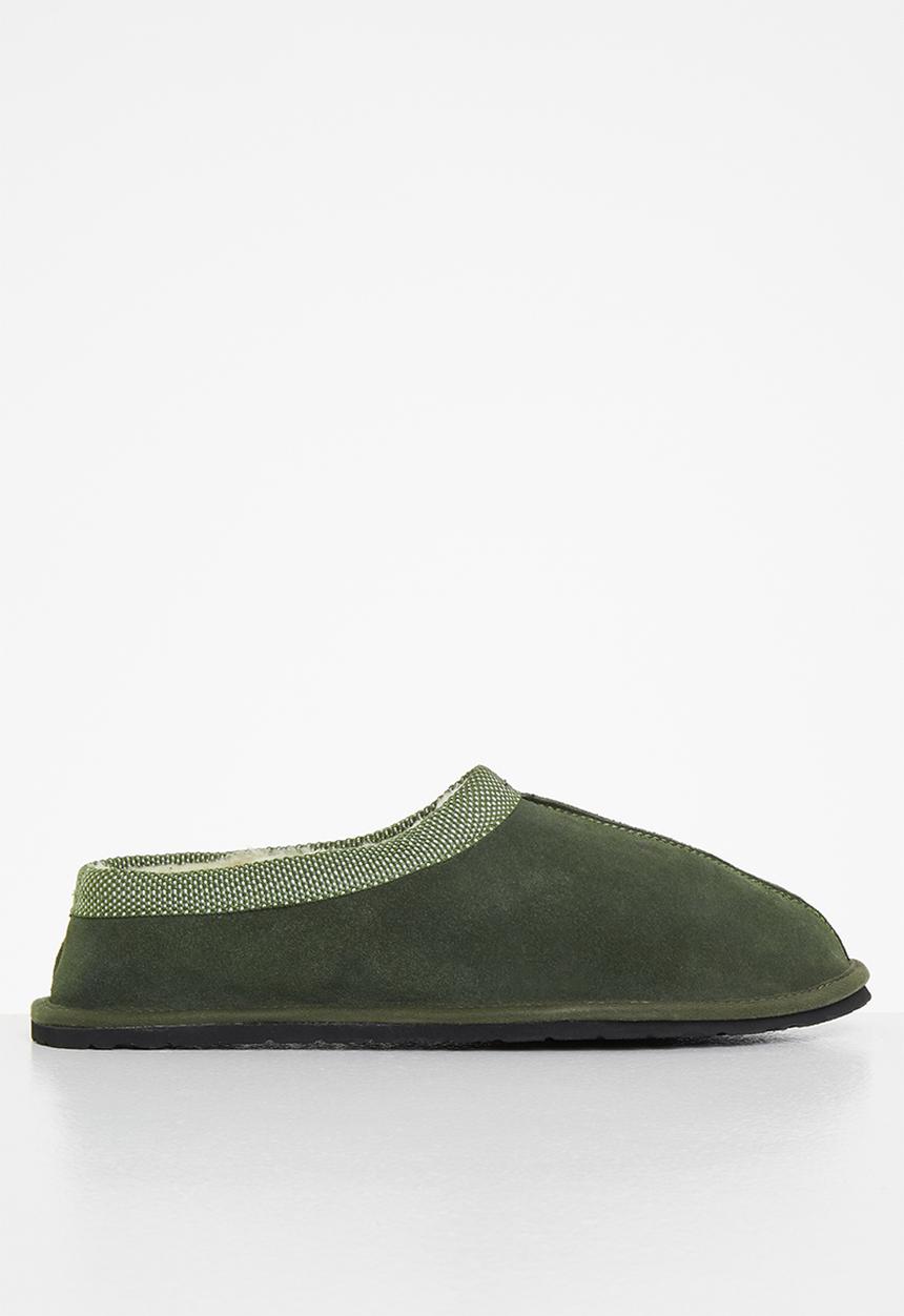 Lark & Crosse - Larry slipper - green