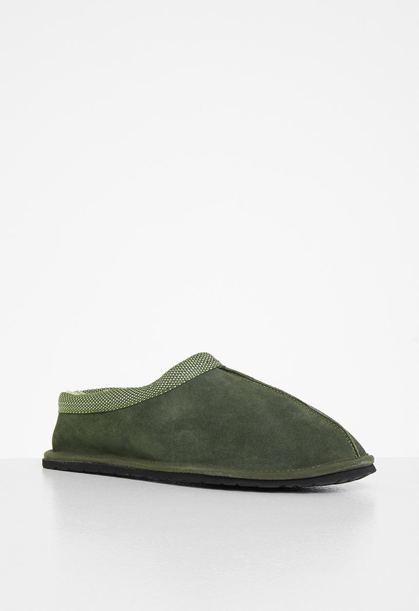 Lark & Crosse - Larry slipper - green
