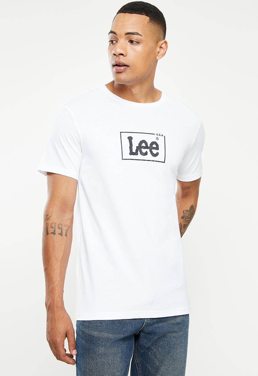 Lee  - Usa logo short sleeve tee - white