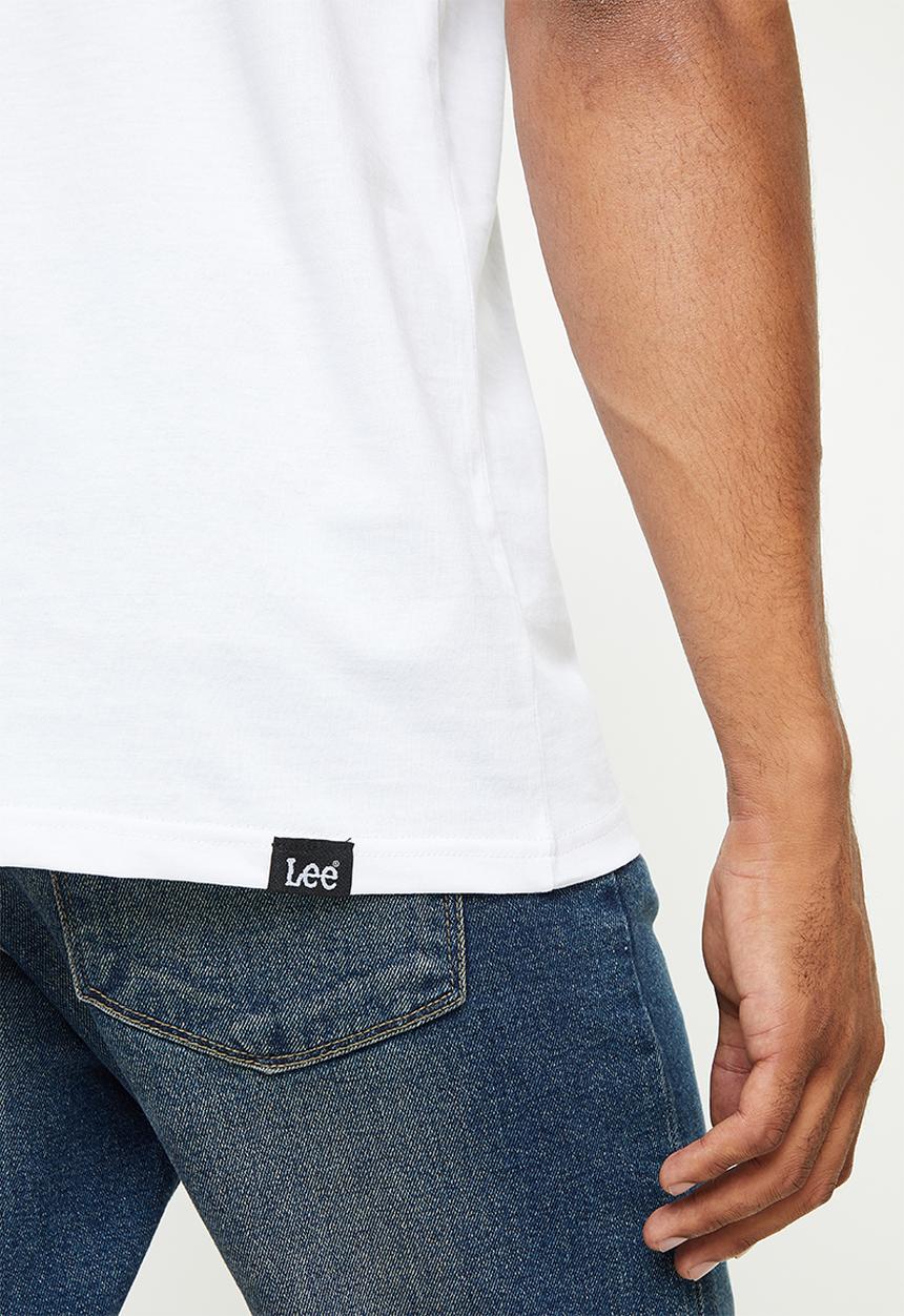 Lee  - Usa logo short sleeve tee - white