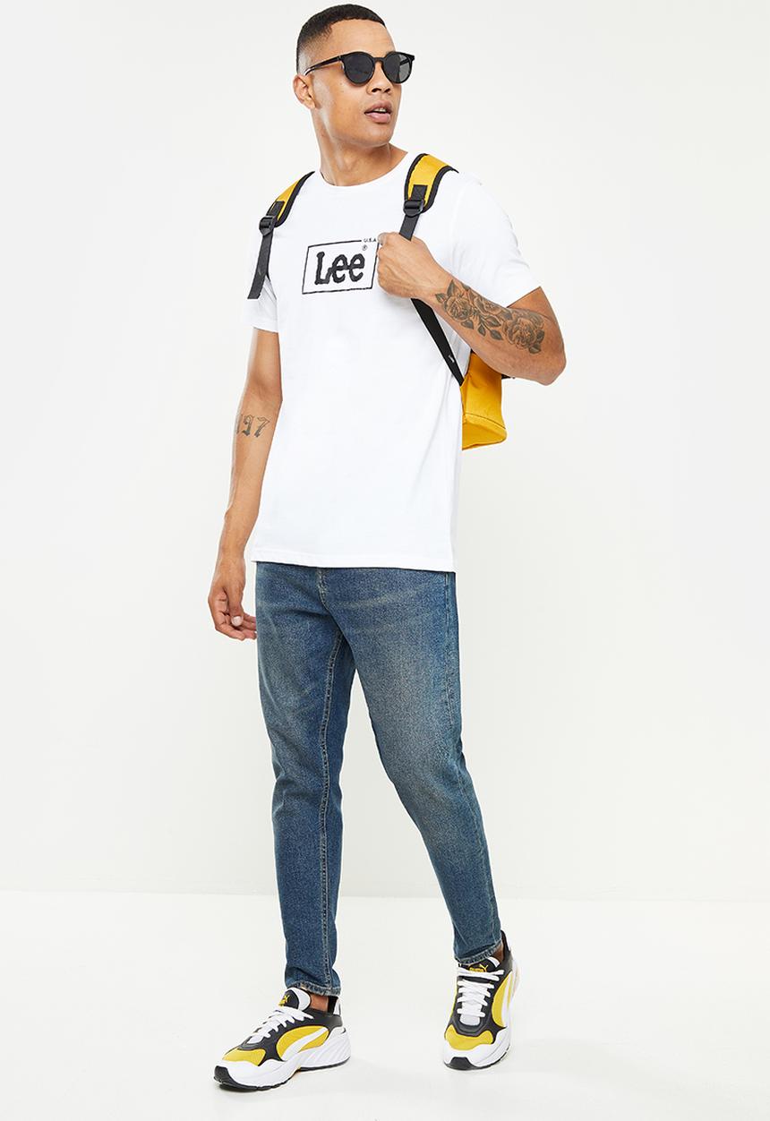 Lee  - Usa logo short sleeve tee - white