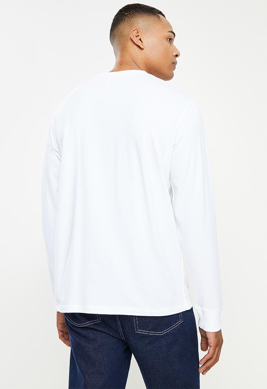 Superdry. - Superdry code essential long sleeve top - white 