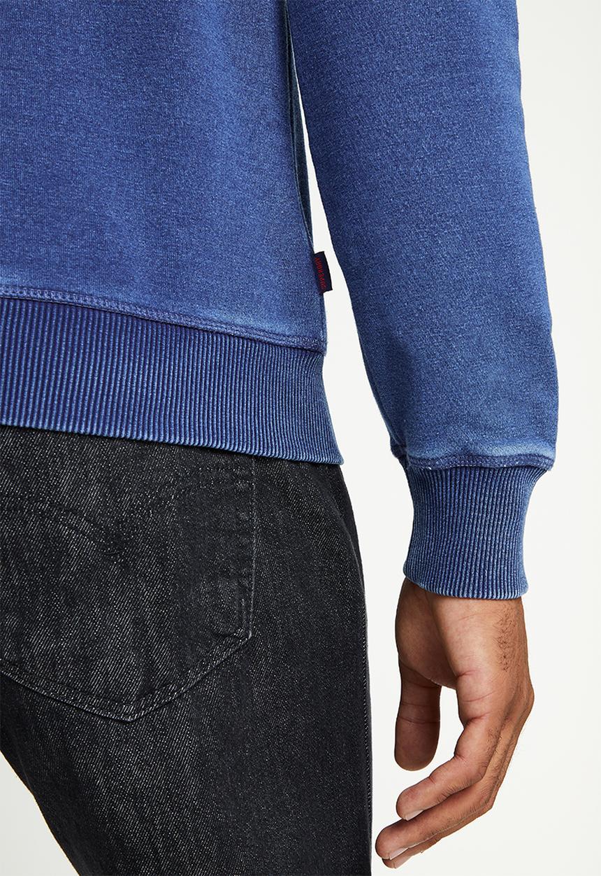 Superdry. - Vintage logo emb crew - navy 