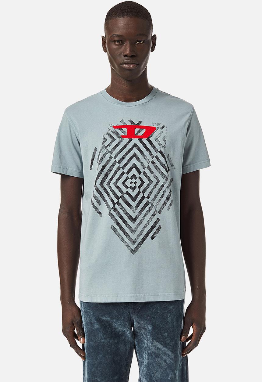 Diesel  - T-diegor-c16 short sleeve tee - charcoal