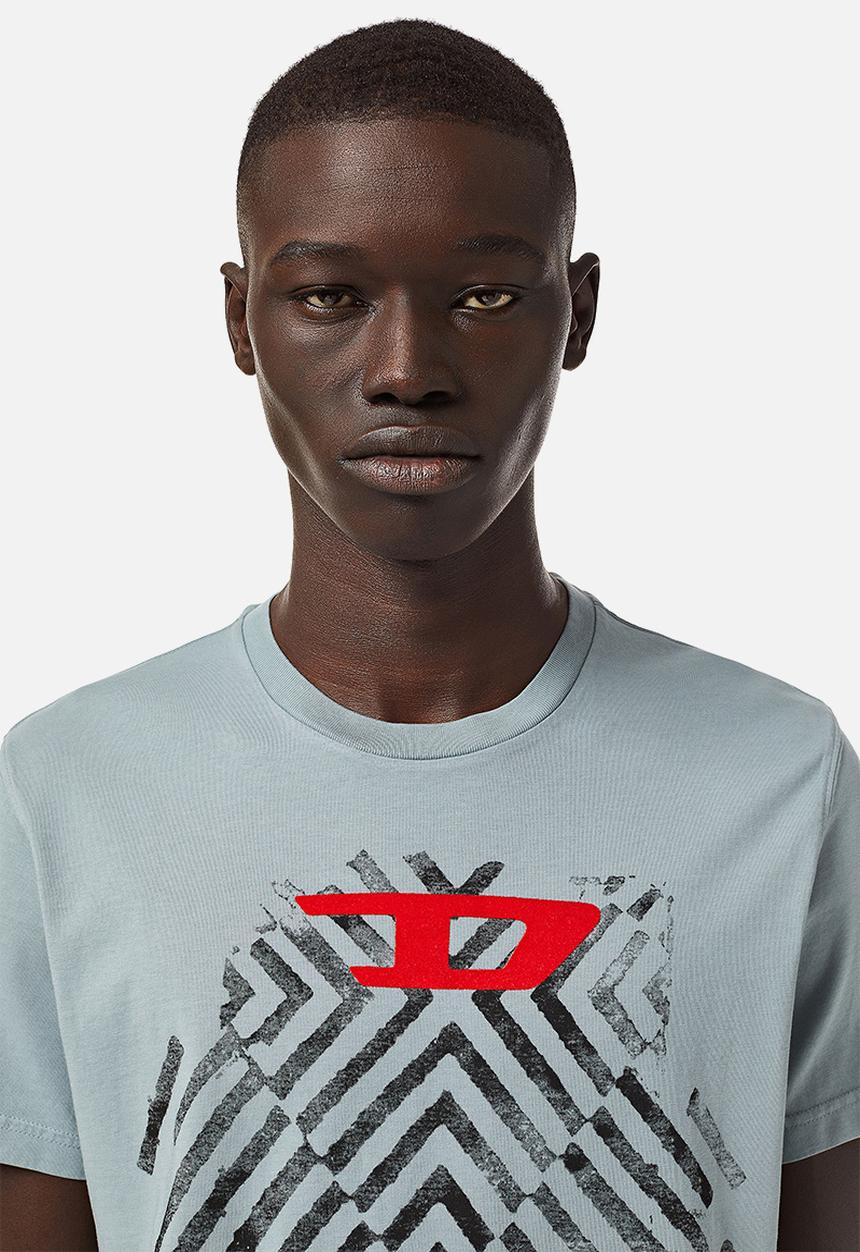 Diesel  - T-diegor-c16 short sleeve tee - charcoal