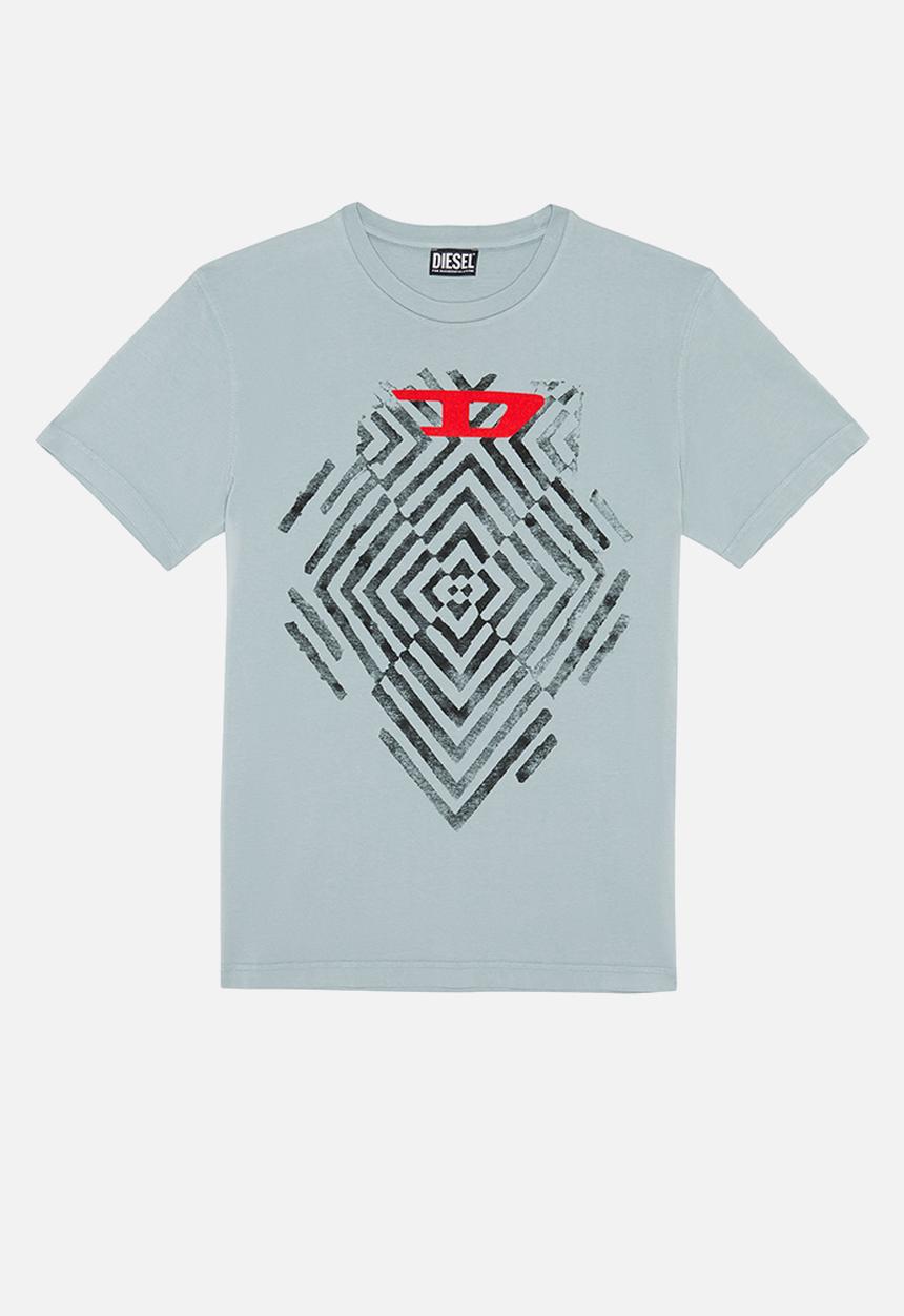 Diesel  - T-diegor-c16 short sleeve tee - charcoal