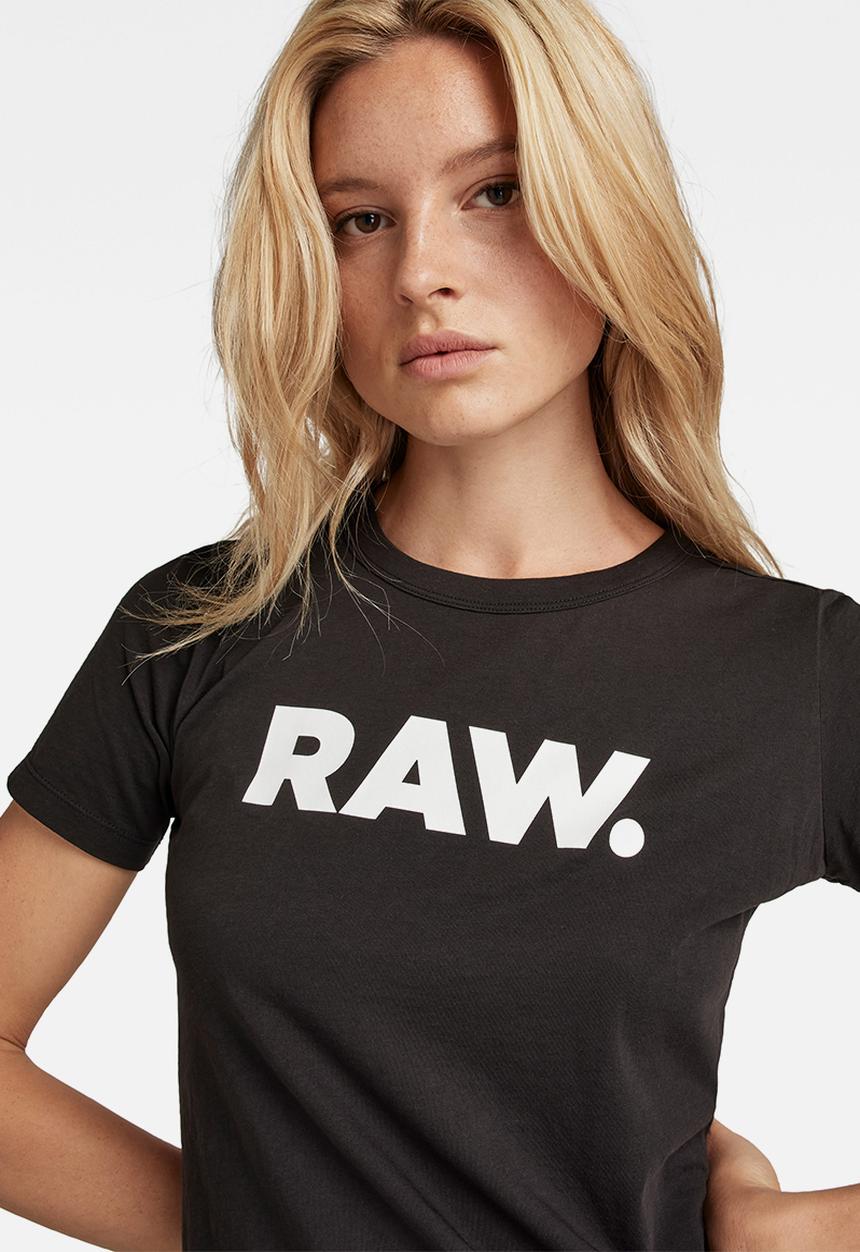 G-STAR - Raw. Slim Top Wmn - Dk Black
