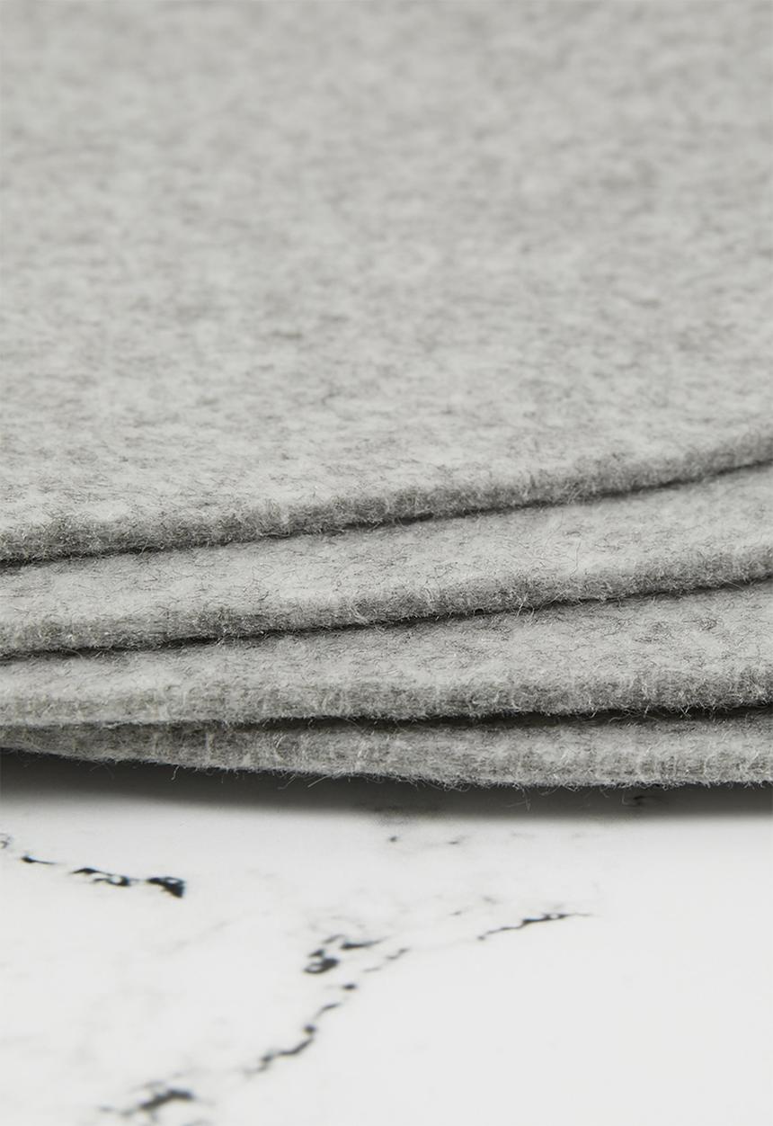 The Joinery - Felt placemat set of 4 pebble - grey