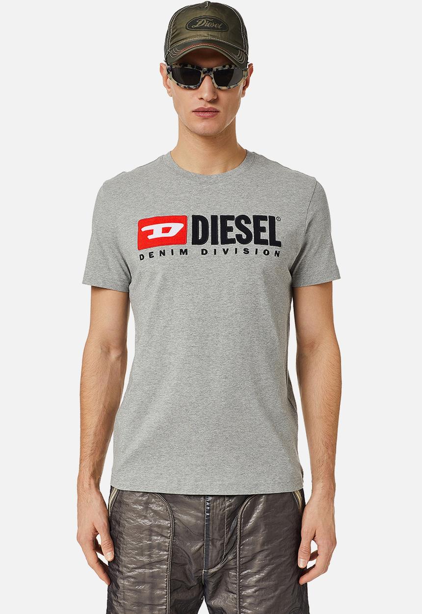 Diesel  - T-diegor-div short sleeve tee - grey melange