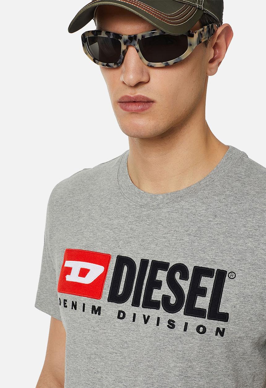 Diesel  - T-diegor-div short sleeve tee - grey melange