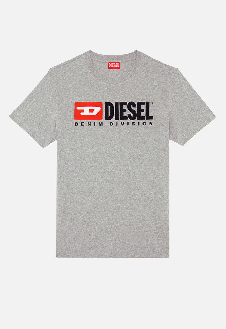 Diesel  - T-diegor-div short sleeve tee - grey melange