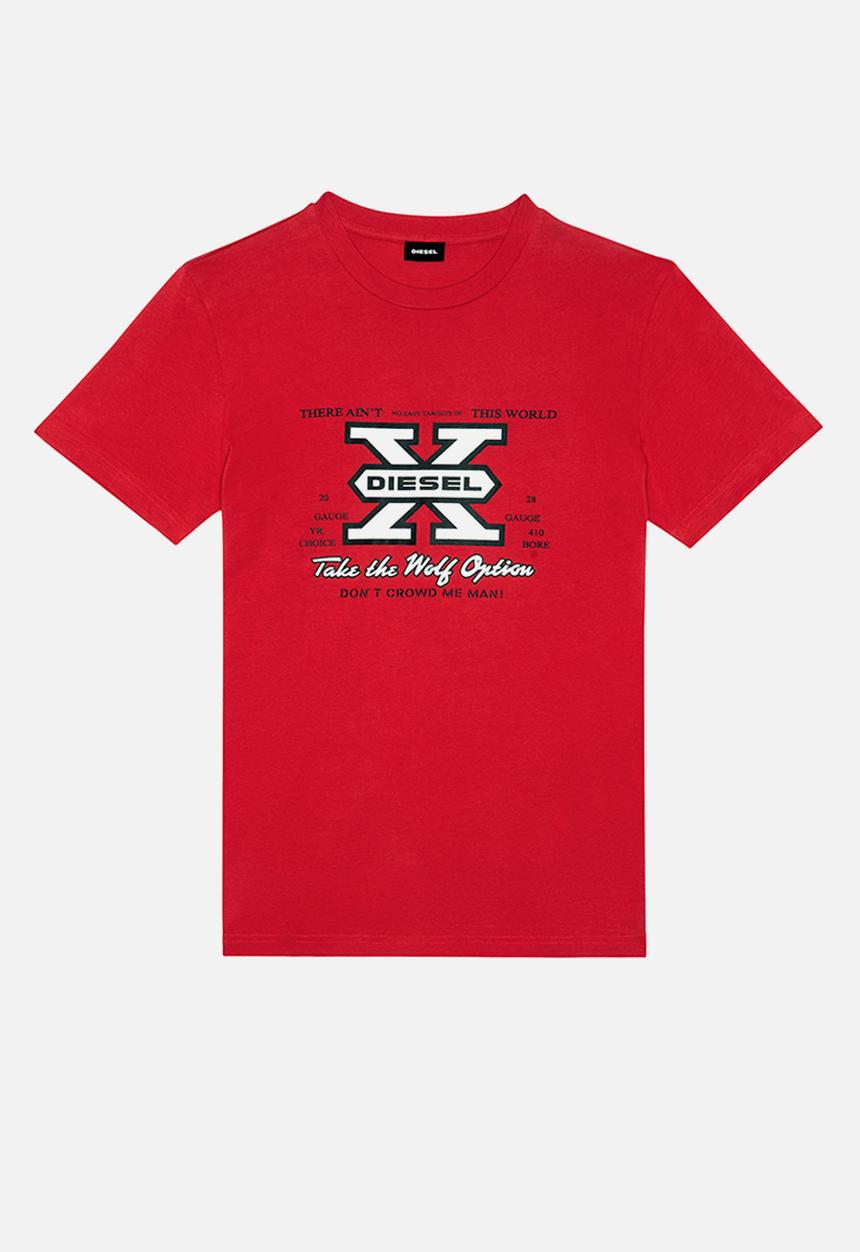 Diesel  - T-diegor-k48 short sleeve tee - red